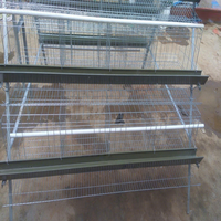 Système d'alimentation automatique pour cages à poules pondeuses QIANQIN, en fil d'acier à faible teneur en carbone, équipement d'élevage avicole, cage en batterie pour poules pondeuses 5+