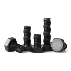 Grade 8.8 10.9 12.9 Black Steel M8 Hexagon <strong>Bolt</strong> and Nut 12" M10X45 M16 <strong>M24</strong> Hdg Heavy Hex Head <strong>Bolt</strong> Din933 Din931 Galvanized - Product Image 5