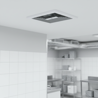 Ventilateur de plafond pour salle de bain Nffan NF-PQ à haute efficacité, ventilateur de plafond étanche