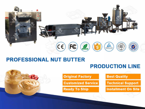 Ligne de production automatique de beurre de noisettes, de noix de cajou, d'amandes et d'arachides en acier inoxydable avec moteur, pompe et broyeur, fournie par l'usine - Product Image 4