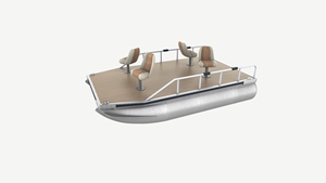 <span class=keywords><strong>Bateau</strong></span> à pédales de luxe Allhouse, modèle double, plateforme en aluminium, ponton, <span class=keywords><strong>bateau</strong></span> de pêche, ensemble moteur en fibre de verre, flottant sur le lac - Product Image 3