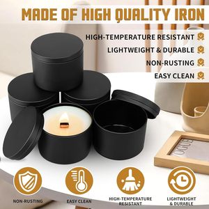 Pot en plastique PET noir mat personnalisé 100ml 4oz 6oz 8oz 500ml, pot vide pour crème avec couvercle pour gommage corporel et emballage de soins de la peau - Product Image 3
