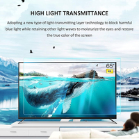 85 pouces TV Protecteur d'écran Privacy Filme Pc Anti-éblouissement Amovible Filtre de confidentialité Protecteur d'écran pour TV 85 pouces