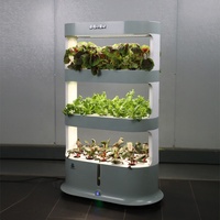 Mini tour de culture intérieure micro hydroponique aéroponique intelligente de jardin Système de culture hydroponique automatique avec lumière LED