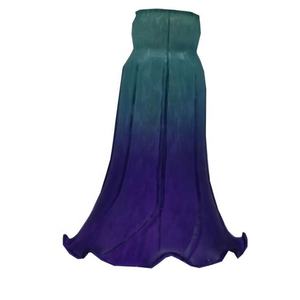 Abat-jour en verre soufflé artisanal rouge en forme de lys de bassin, hauteur 6 pouces, pour lampe de table de salon, chambre et salle à manger - Product Image 3