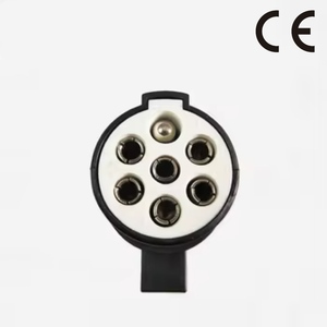 Neuankömmling Beste Preise Europäischer Typ 7-poliger Anhängerst ecker adapter 24V 12V S Typ 7-poliger Anhängerst ecker mit Mutter und Busher - Product Image 3
