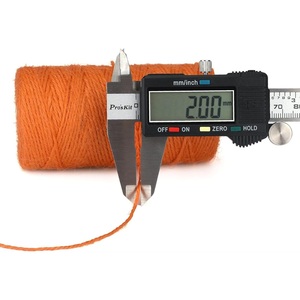 Nuevo Cordón de Yute Vintage de 2mm, Cuerda, Hilo, Cinta de Arpillera para Manualidades, 100m/rollo, Cuerda de Yute de Bangladesh para Envolver Regalos para Fiestas BD - Product Image 3