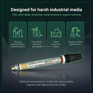 Electrodo de pH Industrial XF260E, Alternativa, Sensor de Alta Temperatura Antipolución para Desulfuración y Clor-Alcali - Product Image 3