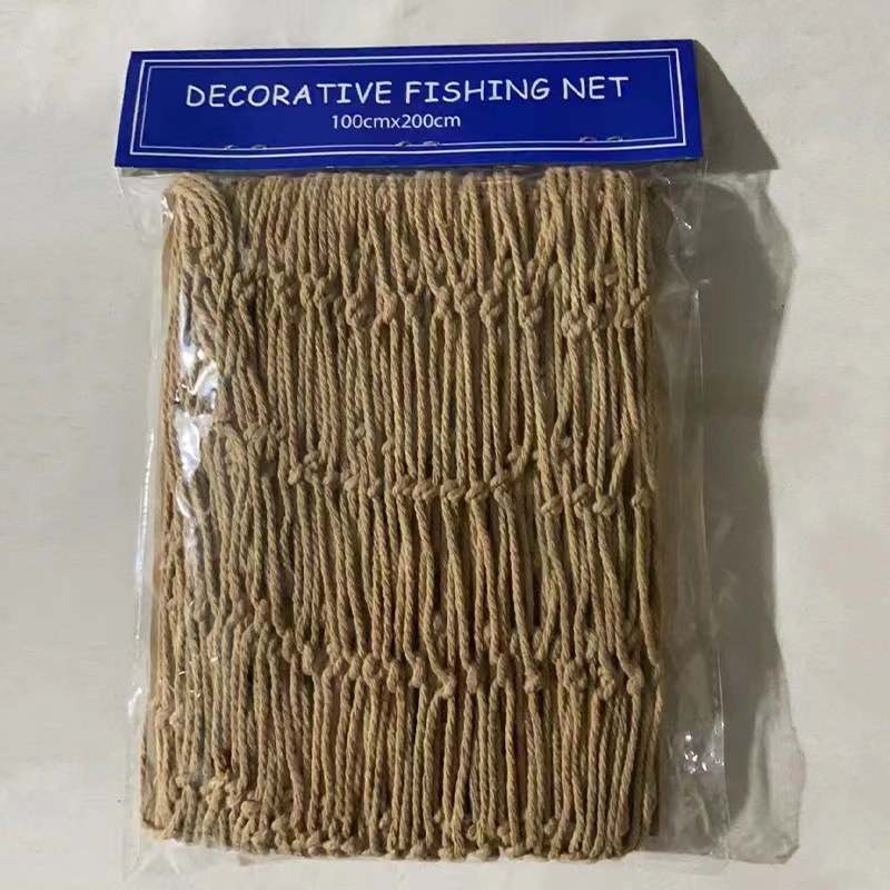 Cuerda de algodón de lino beige