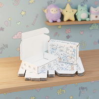 Boîtes d'emballage en carton ondulé personnalisées avec impression de motifs de chiens de dessin animé épais