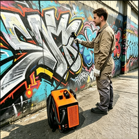 Nouveau Nettoyeur Laser Portable à Impulsions 100W 200W 300W 500W pour Éliminer la Rouille et la Peinture, Refroidi par Air