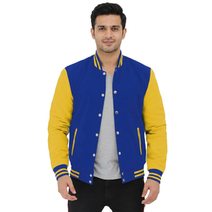 Blouson universitaire de haute qualité pour homme – Vêtement décontracté d'automne, style streetwear très prisé, design personnalisé, faible MOQ, tissu polaire – Collection 2025 - Product Image 1