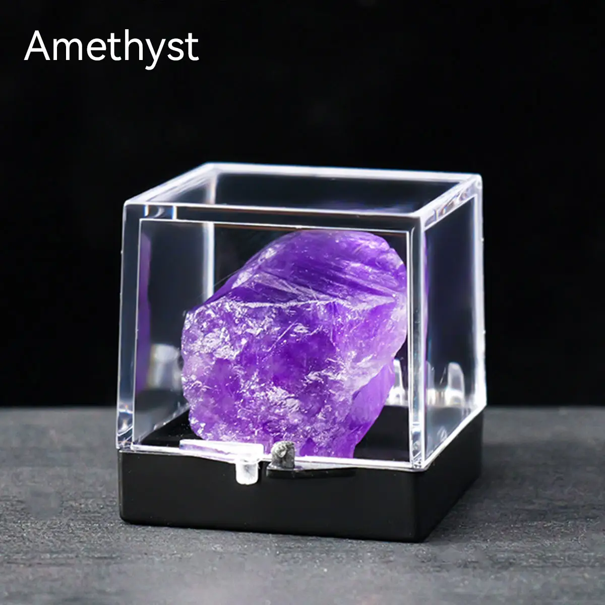 Grosir penyembuhan spiritual alami batu amethyst kristal mentah batu Mineral spesimen sekolah anak-anak mengajar spesimen