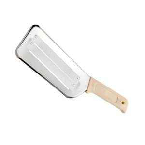 Pelador de acero inoxidable, pelador de doble filo, pelador multifuncional para repollo, triturador, pelador de caña de azúcar, rebanador con mango de goma. - Product Image 2