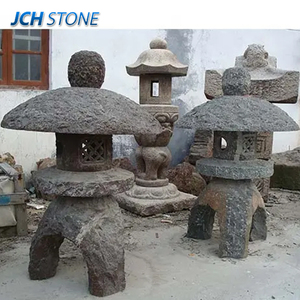 Lanternes de jardin japonaises en <span class=keywords><strong>pierre</strong></span> de basalte de granit naturel - Product Image 1