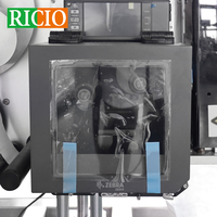 Machine d'étiquetage automatique à commande PLC RICIO Factory OEM ODM pour l'impression instantanée d'étiquettes autocollantes sur verre, métal, bois, carton