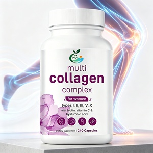 Collagène multi-sources de la marque State-owned Capital, peptides de types I, II, <span class=keywords><strong>III</strong></span>, V, X avec vitamine C pour le soutien du bien-être de la peau, des articulations et des os - Product Image 3