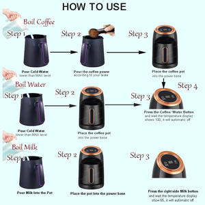 Compre productos al por mayor Cafetera Electrica Cocina Trending Coffee Turkish Machine - Product Image 2