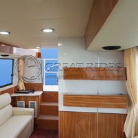 Prix usine grand bateau de luxe en fibre de verre 31.2m/9.5ft péniche de débarquement bateau pilote avec cabine