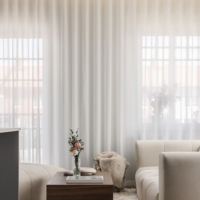 Rideaux en tulle translucide de haute qualité pour salon et chambre à coucher – Rideaux et cantonnières haut de gamme
