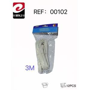 Cable de TV de Alta Calidad de 3 Metros, Macho y Hembra, Nuevo - Product Image 1