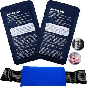 <span class=keywords><strong>Bolsa</strong></span> de Compresión de Gel Reutilizable de Grado Médico, Frío/Calor, <span class=keywords><strong>para</strong></span> Alivio del Dolor, Hinchazón, Recuperación de Lesiones, Uso Doméstico, Nailon Tafetán - Product Image 1