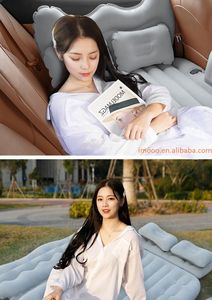 Sofa Udara Tiup Mobil Universal, Matras Perjalanan Tempat Duduk Belakang Multifungsi, Bantal Sofa Luar Ruangan Berkemah - Product Image 2