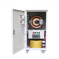Stabilisateur de tension SVC monophasé 20 kVA en cuivre, basé sur un transformateur de courant alternatif, pour la stabilité de l'alimentation industrielle