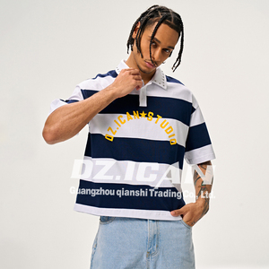 MAKITAPE Novedades: Camiseta Polo Oversize de Manga Corta con Solapa Estampada, 100% Algodón, Personalizable para Hombre - Product Image 4