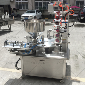 Machine automatique d'emballage de remplissage et de scellage de tasse de sauce tartare de gelée de <span class=keywords><strong>Nutella</strong></span> à disque liquide - Product Image 5