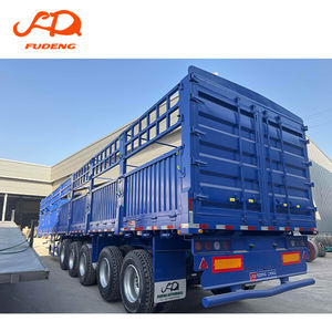 Semirremolque con Reja Abatible desde Uno o Ambos Lados, Altura 1.8-2.5m, Remolque para Ganado y Animales - Product Image 4