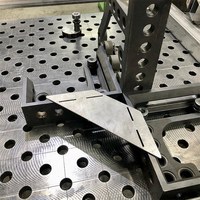 Table de soudage modulaire Premium D16 avec accessoires de fixation pour la fabrication lourde