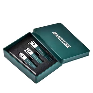 Complete nail clipper set, convenient anti-splash large nail clippers, multi-functional glass <b>file</b>, eyebrow and nail care tools. - Product Image 5