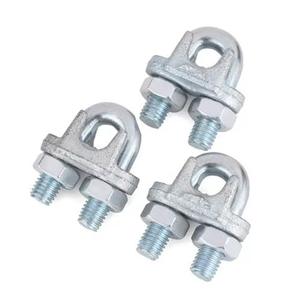 Clips de cuerda de alambre maleable tipo EE. UU. De alta calidad DIN741 Eslingas de elevación de zinc galvanizado Bolsa embalada - Product Image 2