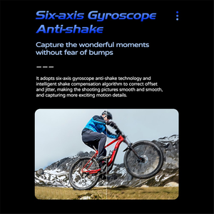 Caméra d'action SJCAM à double objectif et double écran 4K 30FPS, caméra sportive étanche 20MP, caméscope vidéo pour vlogging, casque, moto - Product Image 4