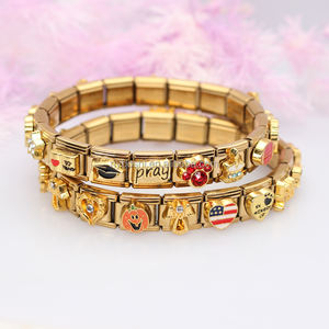 Cadenas de Eslabones de Acero Inoxidable Color Dorado Estilo Italiano para Pulseras, Joyería de Aleación para Mujer, Regalo, Accesorios para Creación DIY - Product Image 2