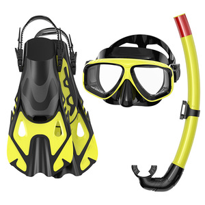Equipo de <span class=keywords><strong>Snorkel</strong></span> de Silicona Impermeable para Adultos al por Mayor con Aletas, Gafas y Bolsa de Almacenamiento para Buceo - Product Image 2
