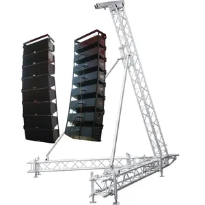 Outdoor concert sound systeem line array luidspreker toren stand truss systeem