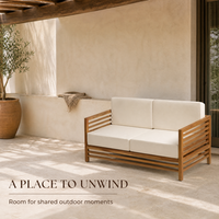 Ensemble de canapés d'extérieur en teck massif de luxe européen moderne, mobilier de jardin et de terrasse, fauteuil avec coussin à séchage rapide, table basse, hôtel