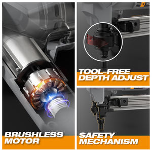 Numax 40mm Heavy Duty 18V Pistola de clavos de hormigón alimentada por batería <span class=keywords><strong>Clavadora</strong></span> de hormigón inalámbrica <span class=keywords><strong>para</strong></span> hormigón y acero - Product Image 4