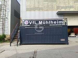 ครัวสำเร็จรูปพร้อมอุปกรณ์ ตู้คอนเทนเนอร์เหล็กสำหรับร้านอาหาร ใช้ได้กับบ้านและวิลล่า - Product Image 3