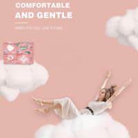 Sapp Serviettes hygiéniques en coton biologique à absorption élevée, ultra minces, échantillon gratuit, Oem, OEM, pour femmes