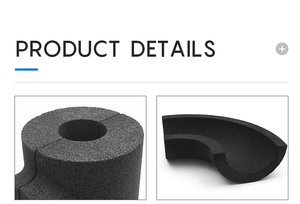 Matériau d'isolation en verre écologique, <span class=keywords><strong>tube</strong></span> en verre mousse noir industriel - Product Image 6
