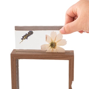 Trang trí nội thất DIY 5x7 8x10solid gỗ đóng khung hai mặt kính tường nghệ thuật hình ảnh nổi hình ảnh khung - Product Image 5