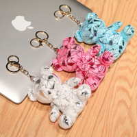 Poupée en peluche personnalisé brillant ours en peluche porte-clés jouets doux ours en peluche jouet PT PP bonbons ours en peluche mignon coton écologique unisexe