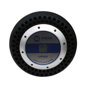 10 Zoll 48V 800W 300kg 4096 Draht magnet geber IP65 Wasserdichter bürstenloser DC-Inradnaben-Servomotor für mobile Außen roboter