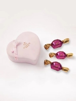 Boîte de luxe haut de gamme en forme de cœur à la truffe au chocolat pour la Saint-Valentin emballée avec une belle boîte de chocolat en forme de cœur séparée