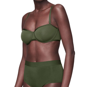 <span class=keywords><strong>Reggiseno</strong></span> trasparente delle donne della biancheria della maglia Sexy di modo stabilito Bralette del balcone del merletto delle donne all'ingrosso OEM/ODM - Product Image 3