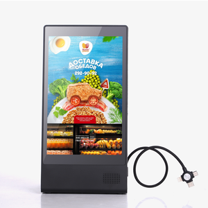 Duy nhất 7 inch Android Màn hình cảm ứng Bảng Máy tính để bàn quảng cáo hiển thị với nhà hàng menu ngân hàng điện sạc trạm - Product Image 1