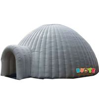 Tente gonflable portable à éclairage LED, cube, pour fête et sorties en boîte de nuit, événements